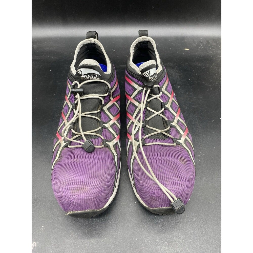 Avenger Work Boots Womens Size 8.5 Hydro Electrical Hazard Purple Low Top A1038 - Picture 3 of 7